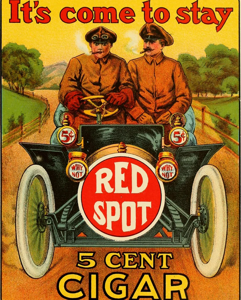 An illustration from Poster advertising : being a talk on the subject of posting as an advertising medium, with helpful hints and sensible suggestions to poster advertisers, and with thirty-two pages of full color reproductions of posters used by national advertisers, 1910, leaf 52