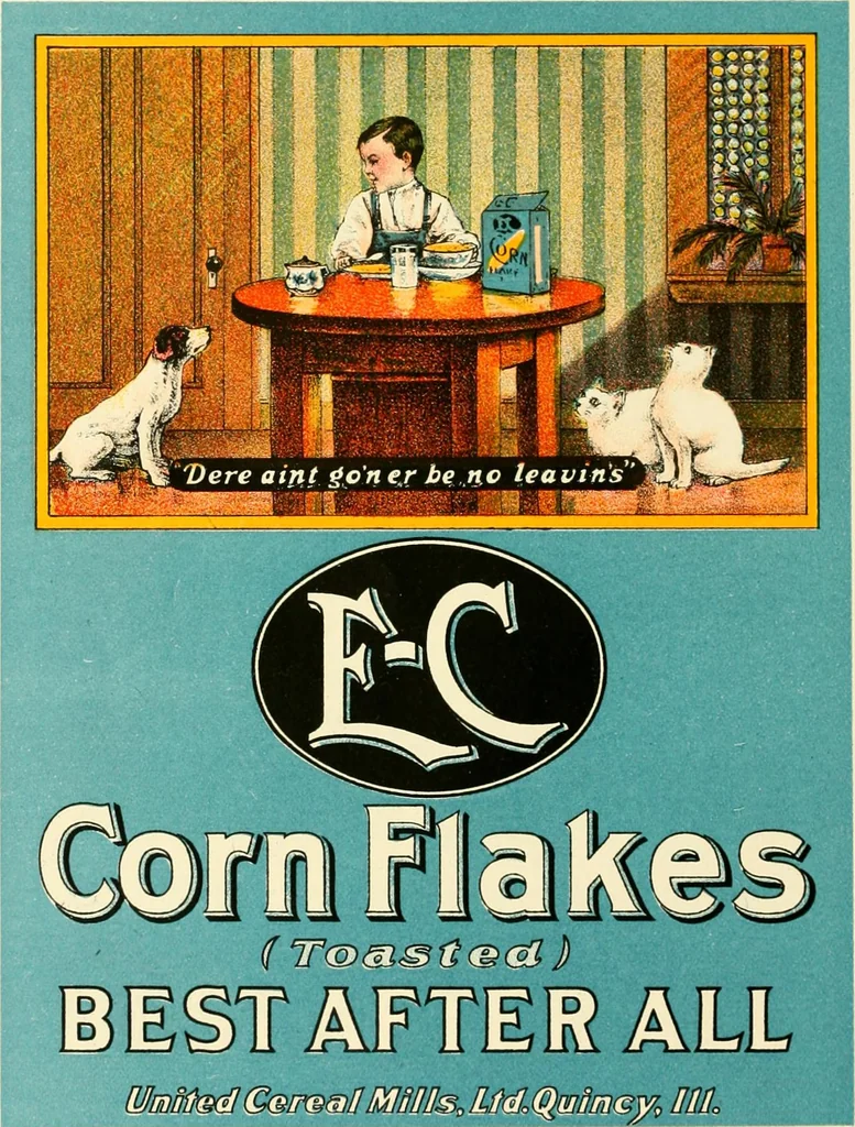 An illustration from Poster advertising : being a talk on the subject of posting as an advertising medium, with helpful hints and sensible suggestions to poster advertisers, and with thirty-two pages of full color reproductions of posters used by national advertisers, 1910, leaf 55