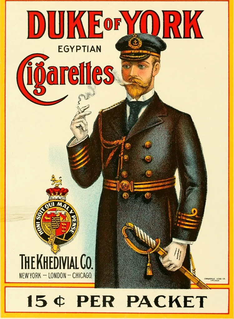 An illustration from Poster advertising : being a talk on the subject of posting as an advertising medium, with helpful hints and sensible suggestions to poster advertisers, and with thirty-two pages of full color reproductions of posters used by national advertisers, 1910, leaf 65