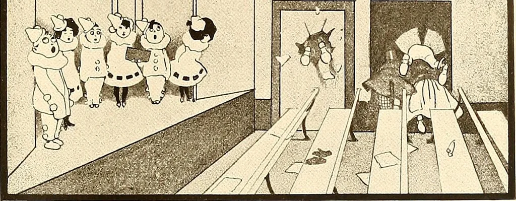 An illustration from Posters; a critical study of the development of poster design in continental Europe, England and America, 1913, leaf 120
