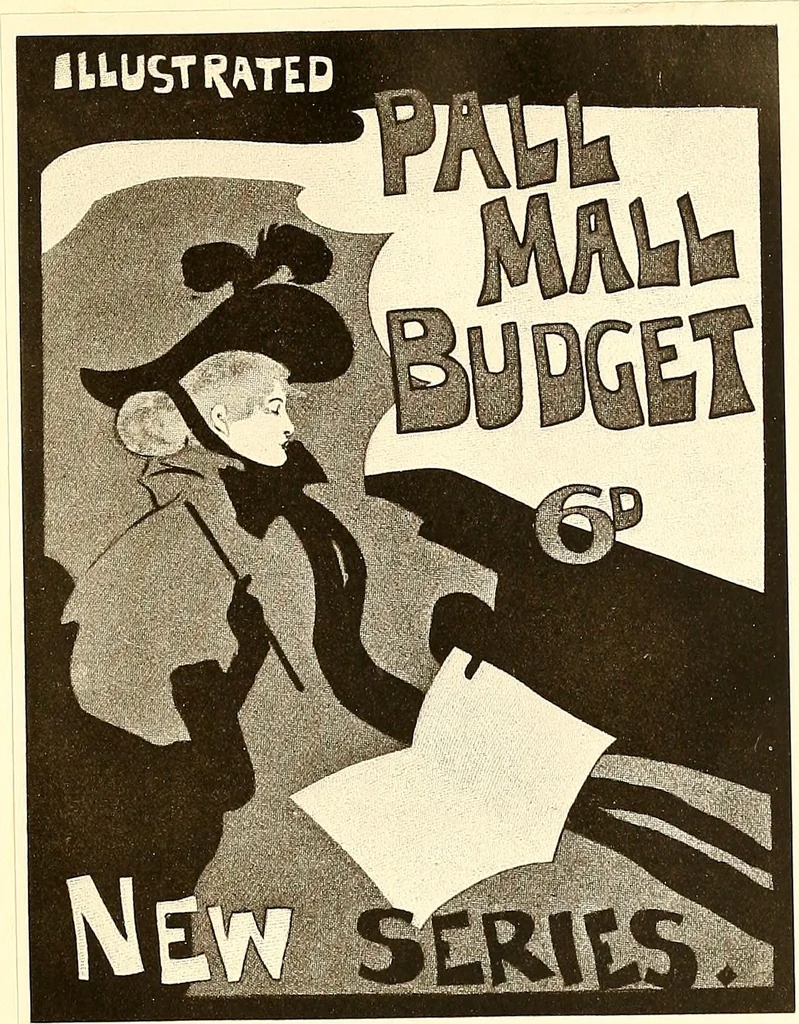 An illustration from Posters; a critical study of the development of poster design in continental Europe, England and America, 1913, leaf 124