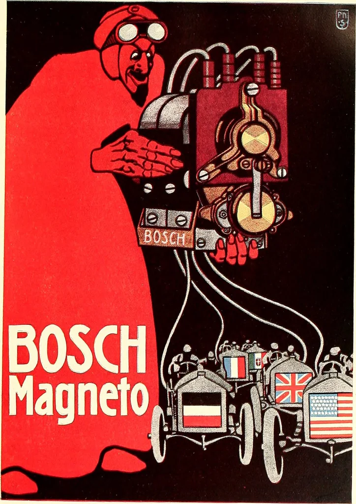 An illustration from Posters; a critical study of the development of poster design in continental Europe, England and America, 1913, leaf 128