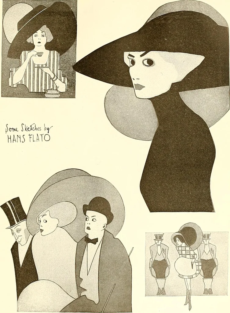 An illustration from Posters; a critical study of the development of poster design in continental Europe, England and America, 1913, leaf 142