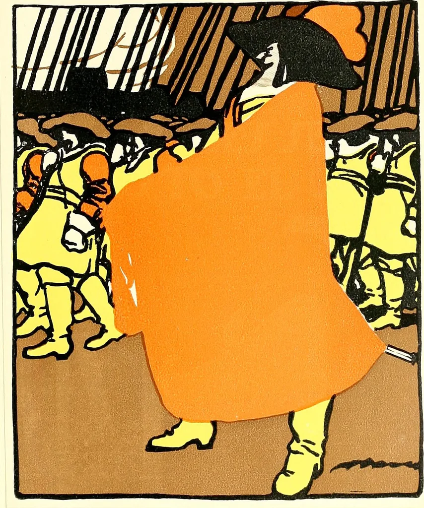 An illustration from Posters; a critical study of the development of poster design in continental Europe, England and America, 1913, leaf 160