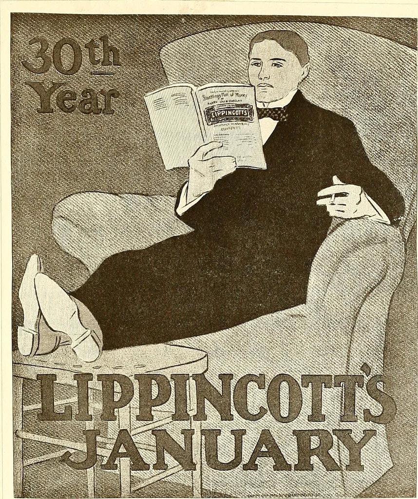 An illustration from Posters; a critical study of the development of poster design in continental Europe, England and America, 1913, leaf 194