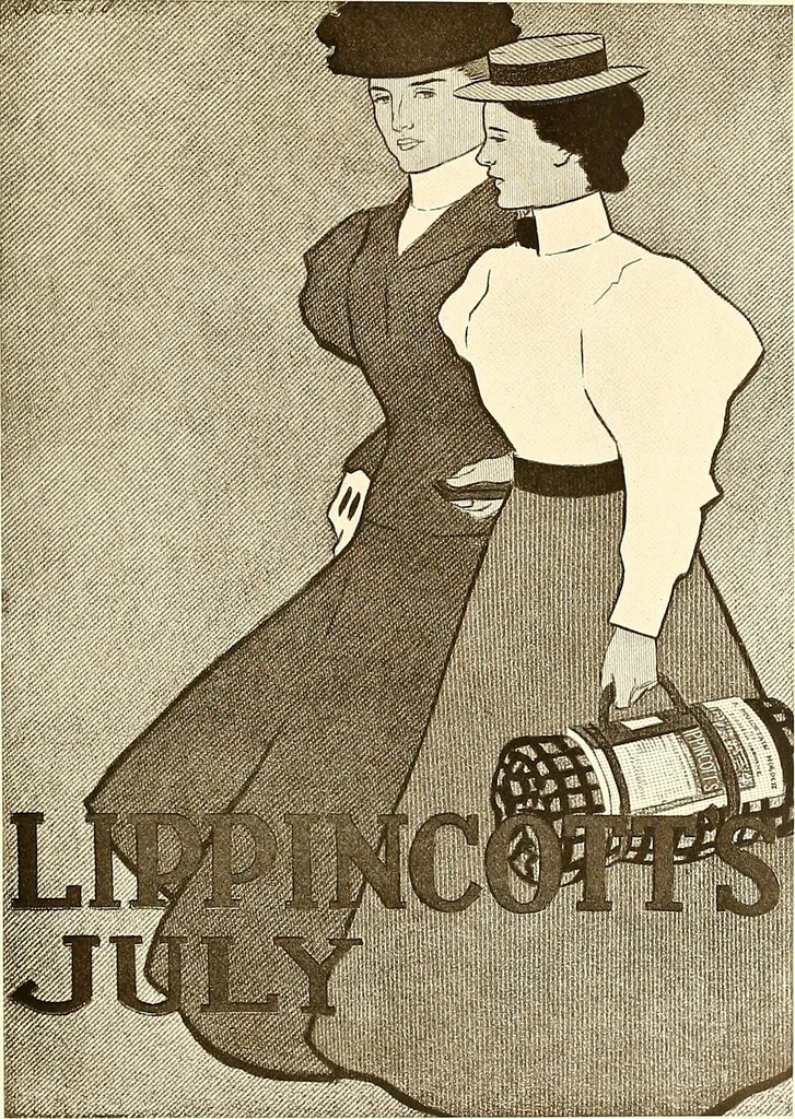 An illustration from Posters; a critical study of the development of poster design in continental Europe, England and America, 1913, leaf 196