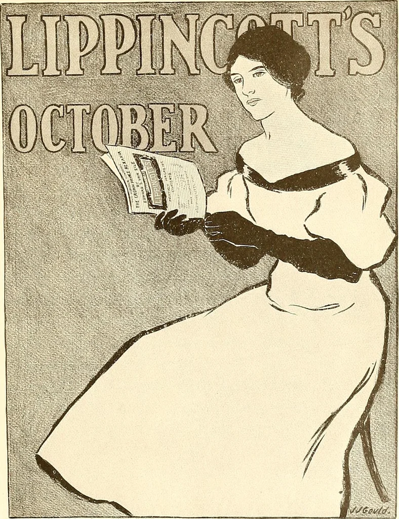An illustration from Posters; a critical study of the development of poster design in continental Europe, England and America, 1913, leaf 198