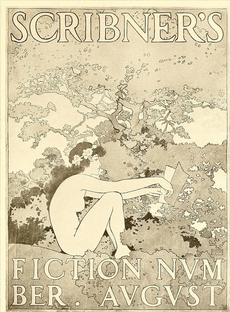 An illustration from Posters; a critical study of the development of poster design in continental Europe, England and America, 1913, leaf 204