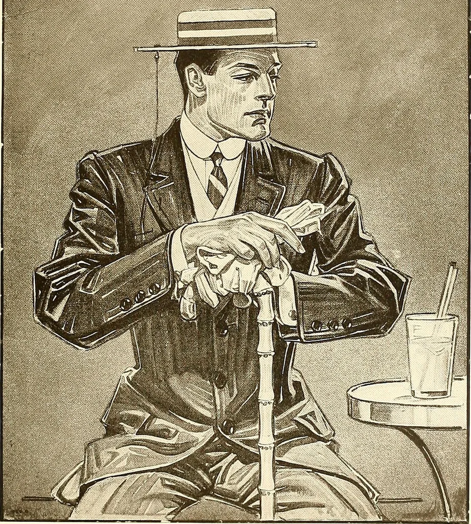 An illustration from Posters; a critical study of the development of poster design in continental Europe, England and America, 1913, leaf 210