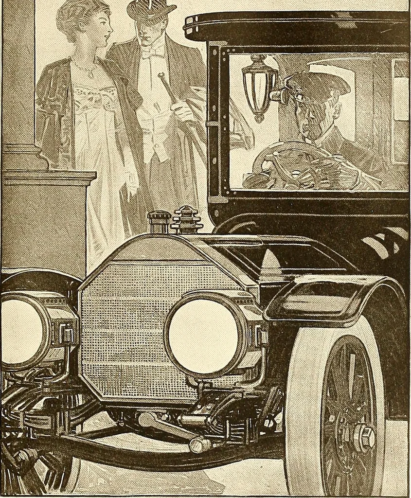 An illustration from Posters; a critical study of the development of poster design in continental Europe, England and America, 1913, leaf 212