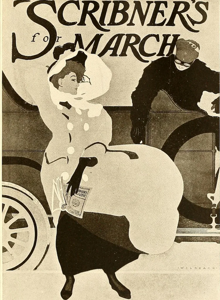 An illustration from Posters; a critical study of the development of poster design in continental Europe, England and America, 1913, leaf 218