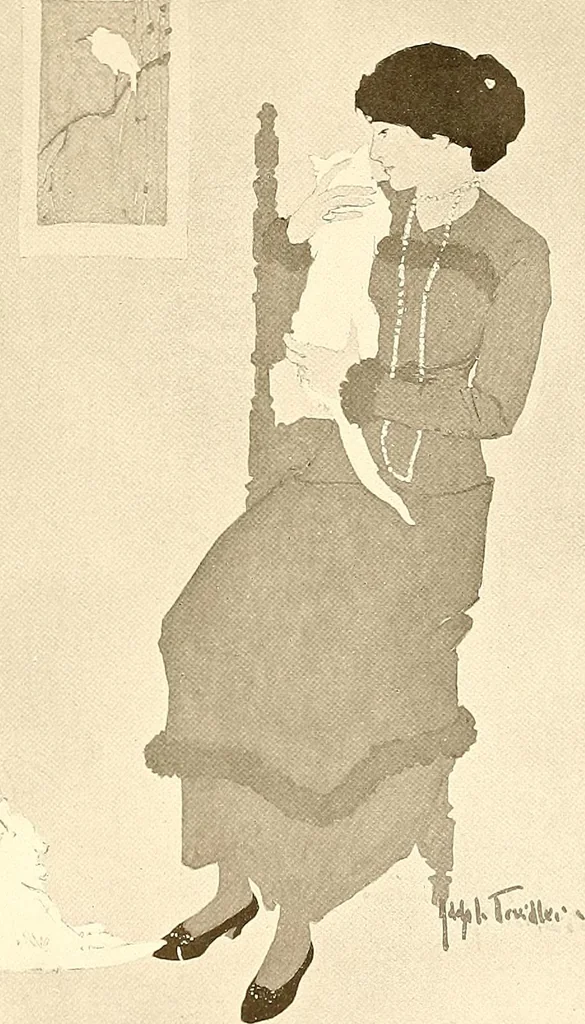 An illustration from Posters; a critical study of the development of poster design in continental Europe, England and America, 1913, leaf 238