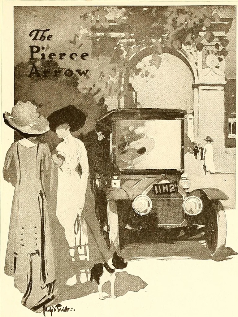 An illustration from Posters; a critical study of the development of poster design in continental Europe, England and America, 1913, leaf 240