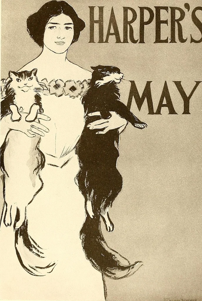 An illustration from Posters; a critical study of the development of poster design in continental Europe, England and America, 1913, leaf 258