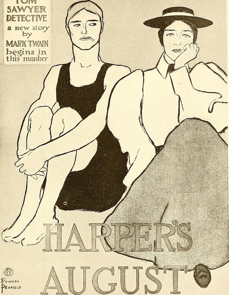 An illustration from Posters; a critical study of the development of poster design in continental Europe, England and America, 1913, leaf 272