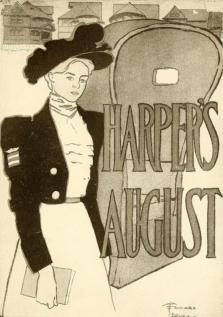 An illustration from Posters; a critical study of the development of poster design in continental Europe, England and America, 1913, leaf 276