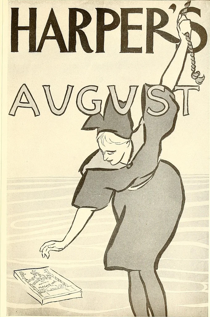 An illustration from Posters; a critical study of the development of poster design in continental Europe, England and America, 1913, leaf 278