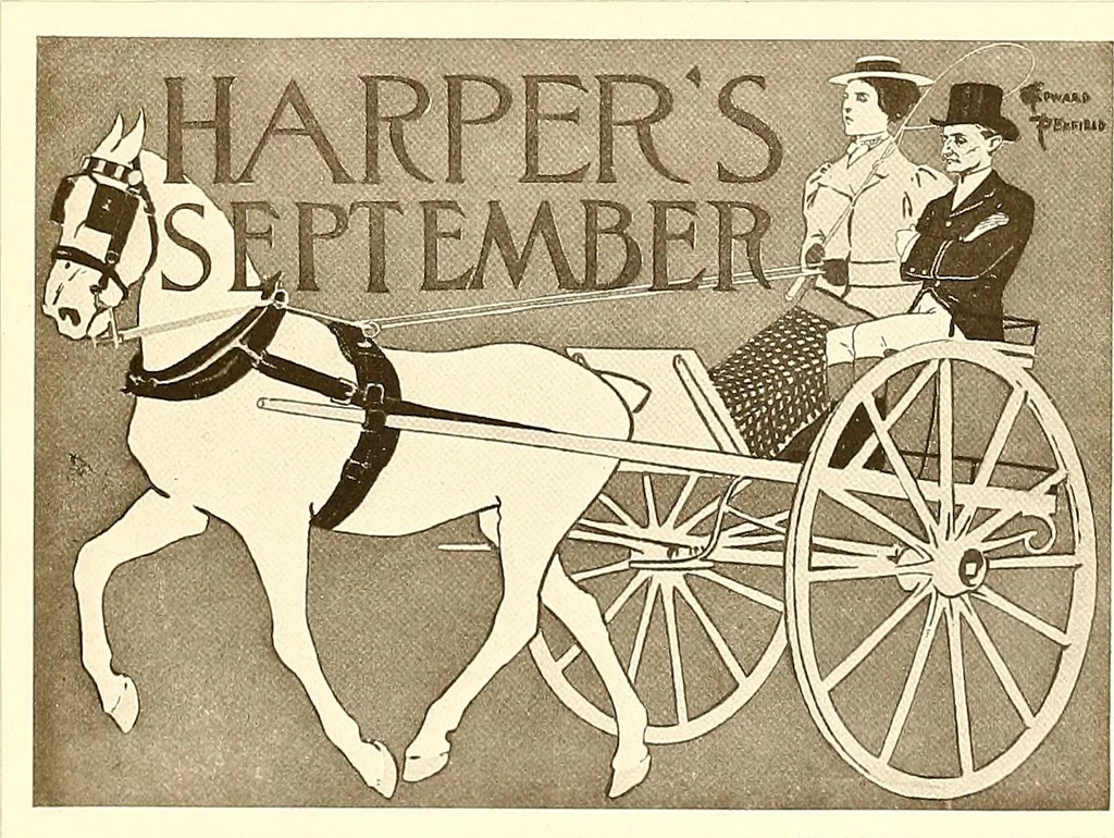 An illustration from Posters; a critical study of the development of poster design in continental Europe, England and America, 1913, leaf 280