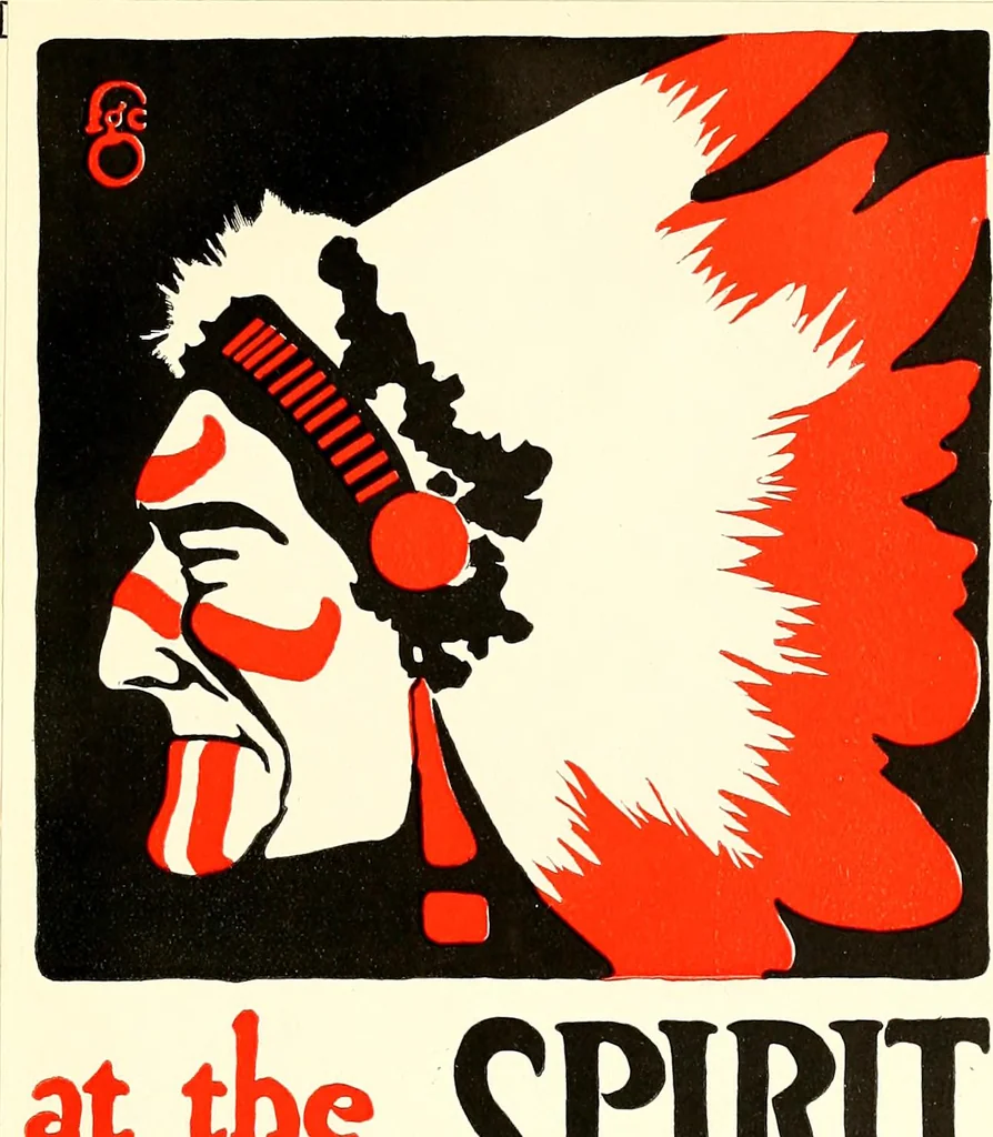 An illustration from Posters; a critical study of the development of poster design in continental Europe, England and America, 1913, leaf 324