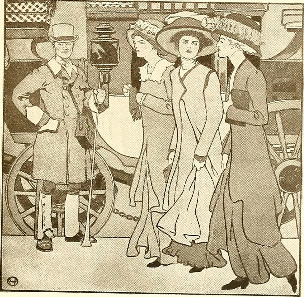 An illustration from Posters; a critical study of the development of poster design in continental Europe, England and America, 1913, leaf 346