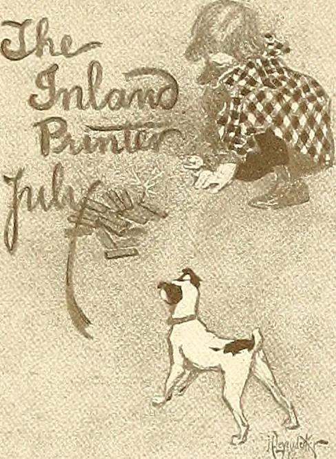 An illustration from Posters; a critical study of the development of poster design in continental Europe, England and America, 1913, leaf 366