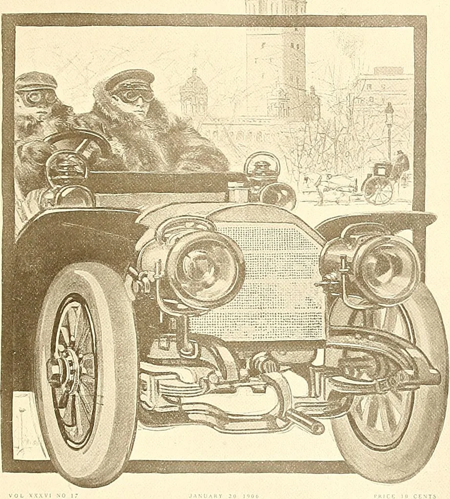 An illustration from Posters; a critical study of the development of poster design in continental Europe, England and America, 1913, leaf 368