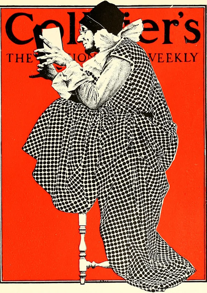 An illustration from Posters; a critical study of the development of poster design in continental Europe, England and America, 1913, leaf 374