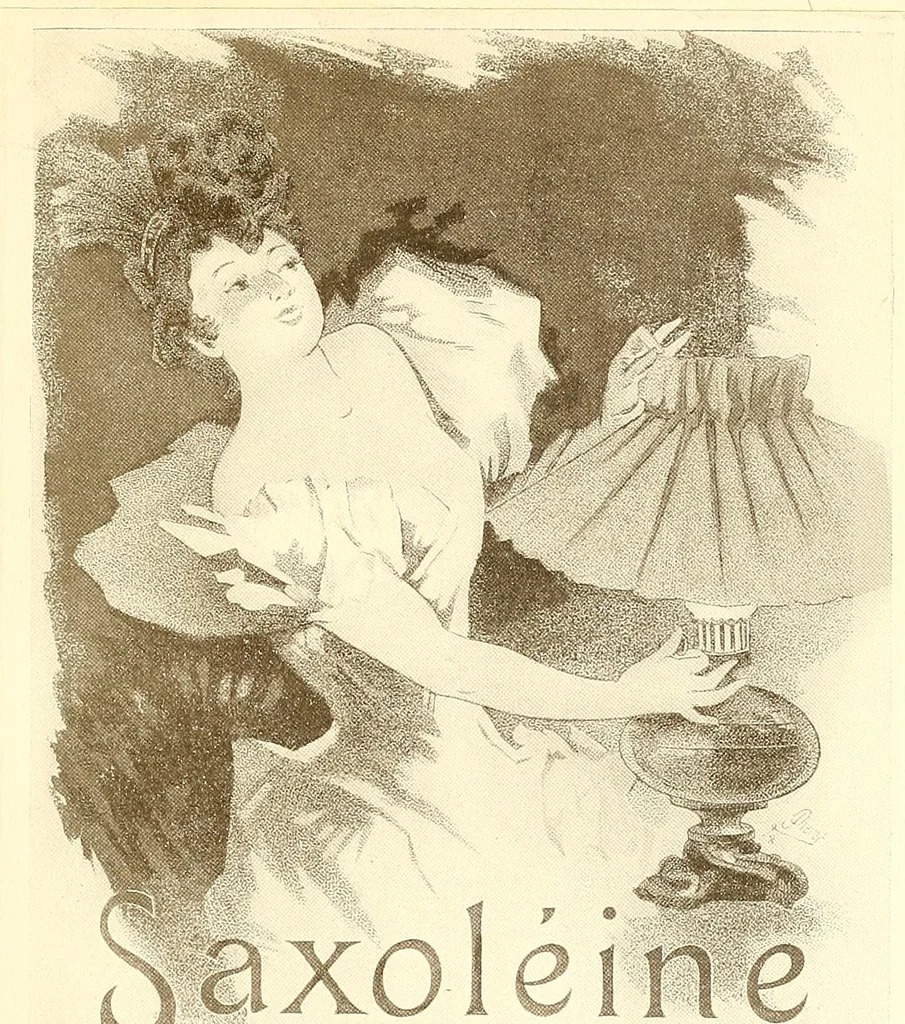 An illustration from Posters; a critical study of the development of poster design in continental Europe, England and America, 1913, leaf 64