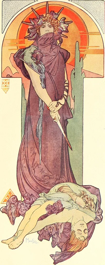 An illustration from Posters; a critical study of the development of poster design in continental Europe, England and America, 1913, leaf 76