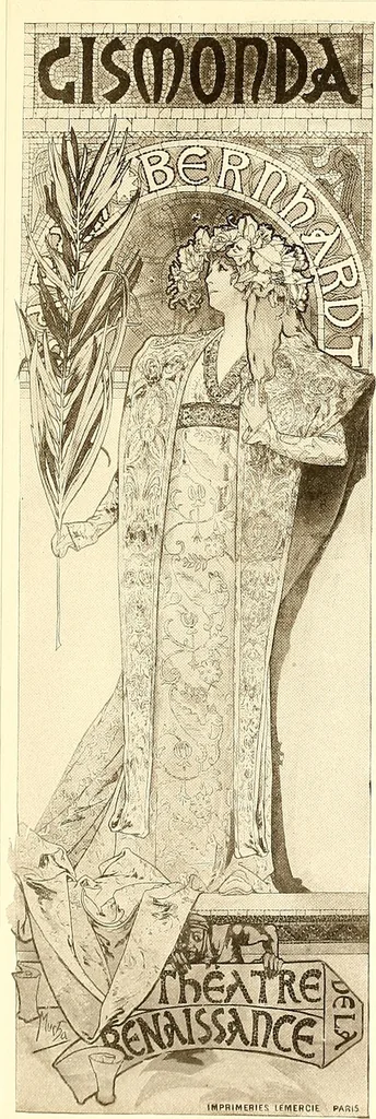 An illustration from Posters; a critical study of the development of poster design in continental Europe, England and America, 1913, leaf 78