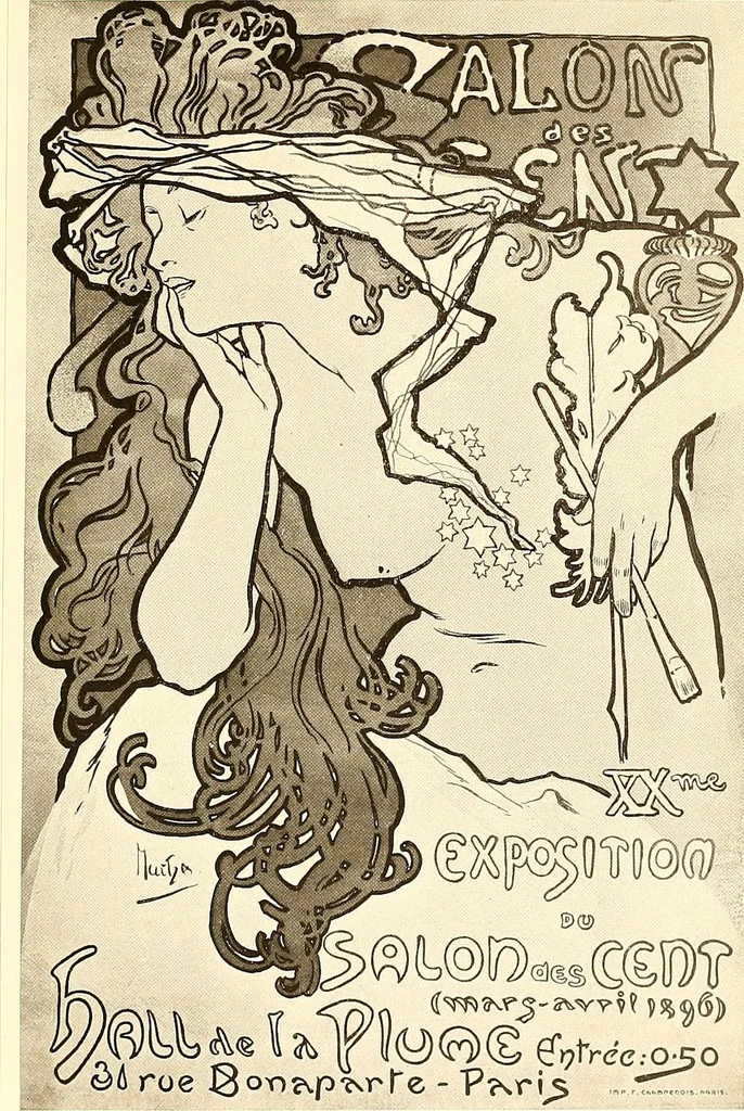 An illustration from Posters; a critical study of the development of poster design in continental Europe, England and America, 1913, leaf 82