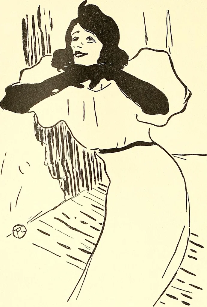 An illustration from Posters; a critical study of the development of poster design in continental Europe, England and America, 1913, leaf 87