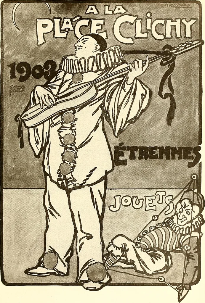 An illustration from Posters; a critical study of the development of poster design in continental Europe, England and America, 1913, leaf 96