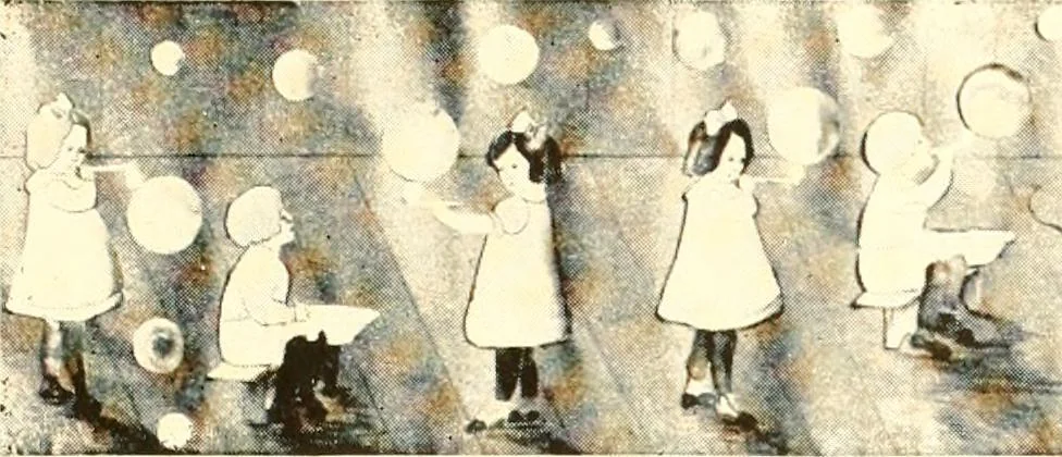 An illustration from Poster work in kindergarten and primary grades, 1914, leaf 16