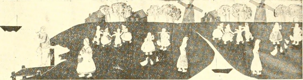 An illustration from Poster work in kindergarten and primary grades, 1914, leaf 20