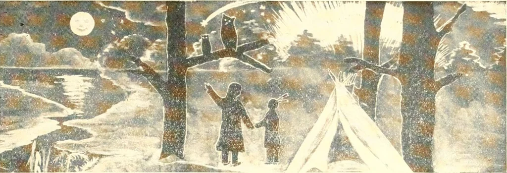 An illustration from Poster work in kindergarten and primary grades, 1914, leaf 22