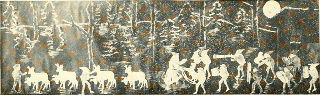 An illustration from Poster work in kindergarten and primary grades, 1914, leaf 23