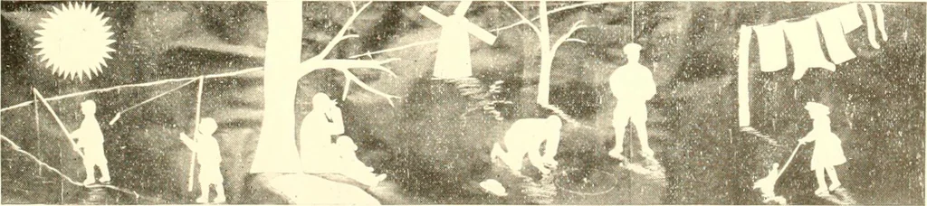 An illustration from Poster work in kindergarten and primary grades, 1914, leaf 30