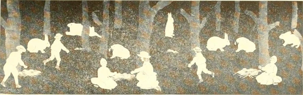 An illustration from Poster work in kindergarten and primary grades, 1914, leaf 32