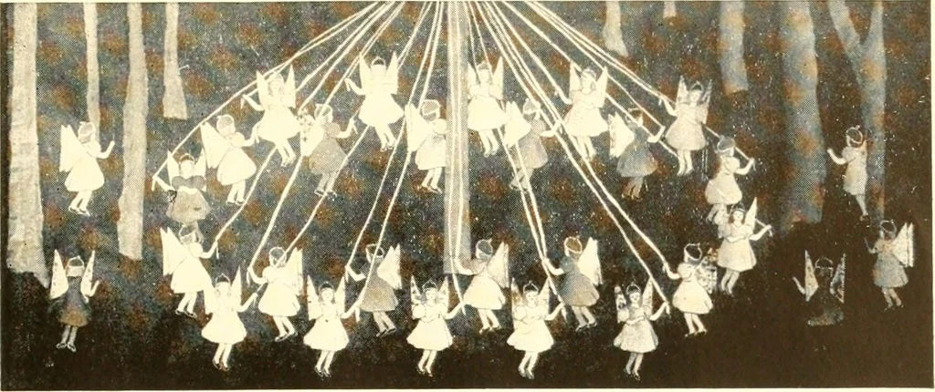 An illustration from Poster work in kindergarten and primary grades, 1914, leaf 34