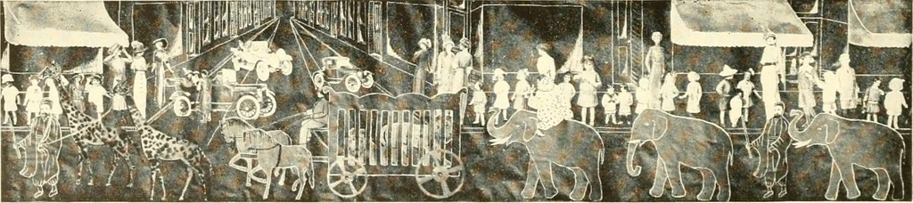 An illustration from Poster work in kindergarten and primary grades, 1914, leaf 35