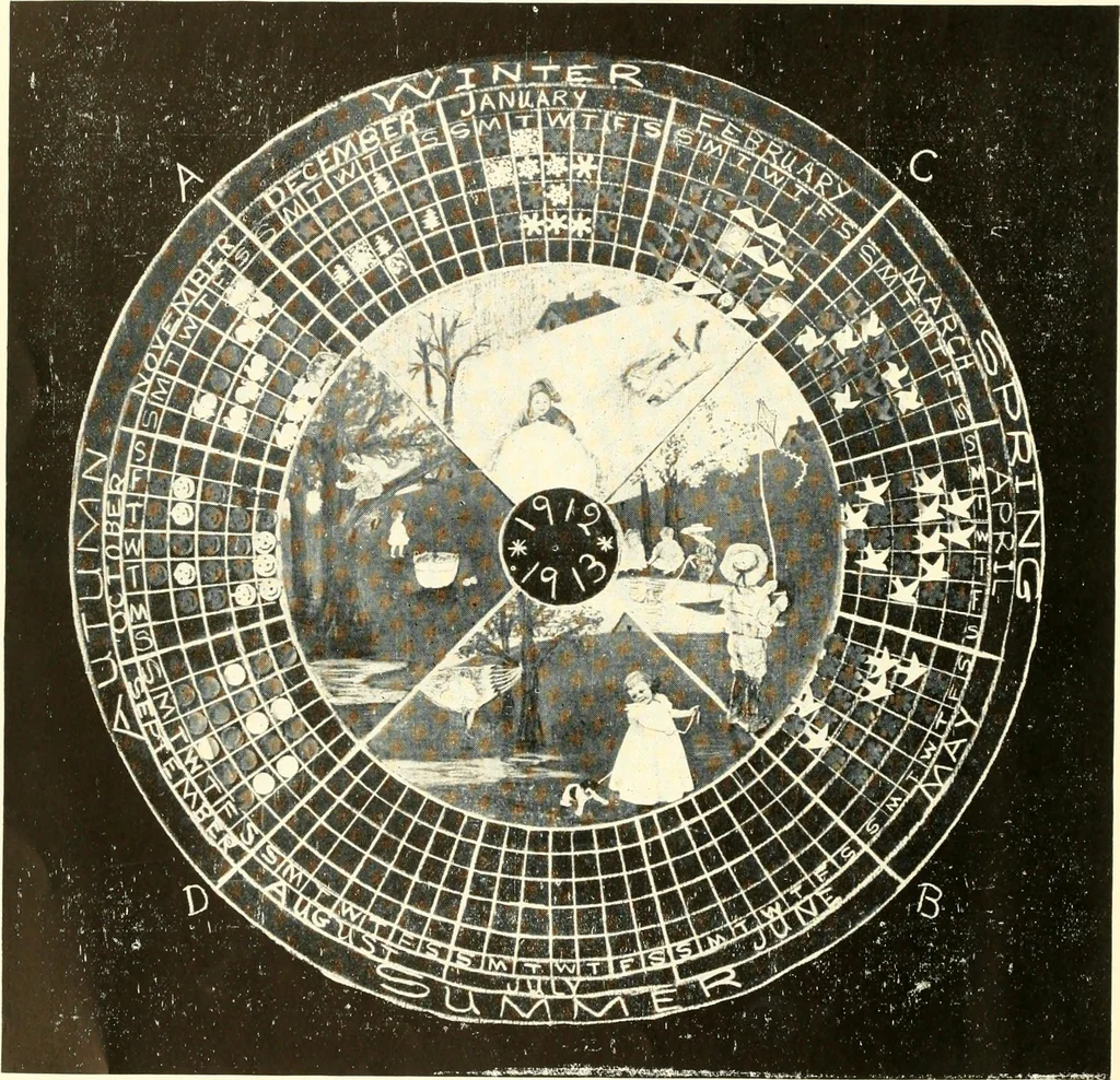 An illustration from Poster work in kindergarten and primary grades, 1914, leaf 9