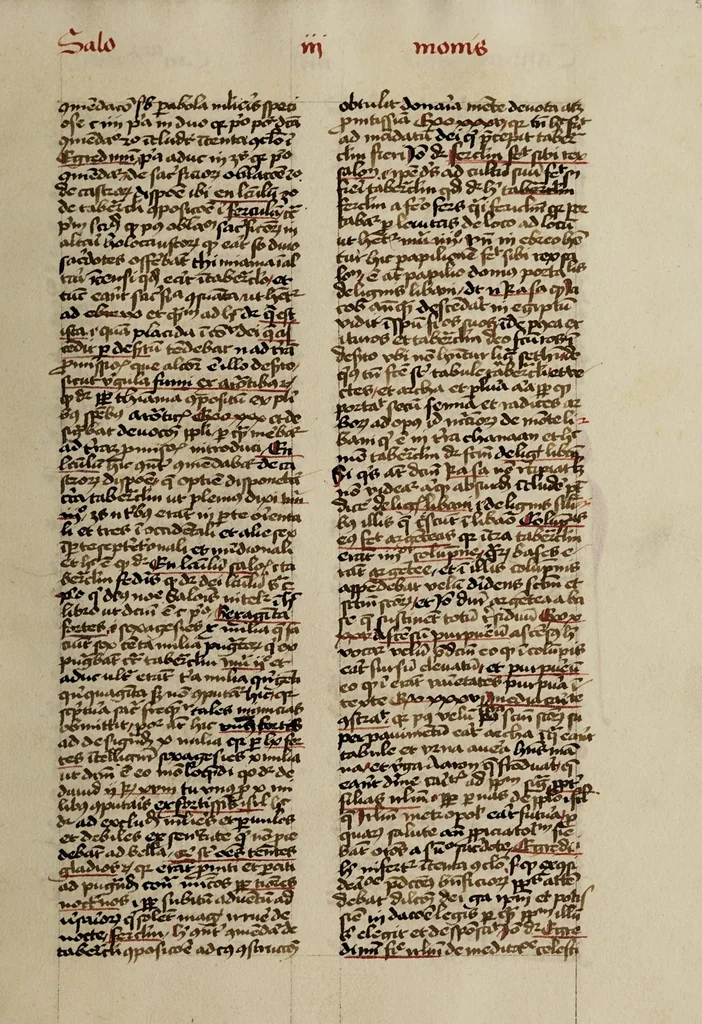 An illustration from [Postilla super totam bibliam : Parabolas, Ecclesiastes, Cantica canticorum. Prophetae minores], leaf 103