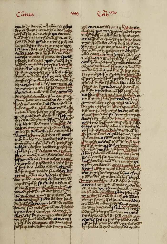 An illustration from [Postilla super totam bibliam : Parabolas, Ecclesiastes, Cantica canticorum. Prophetae minores], leaf 105
