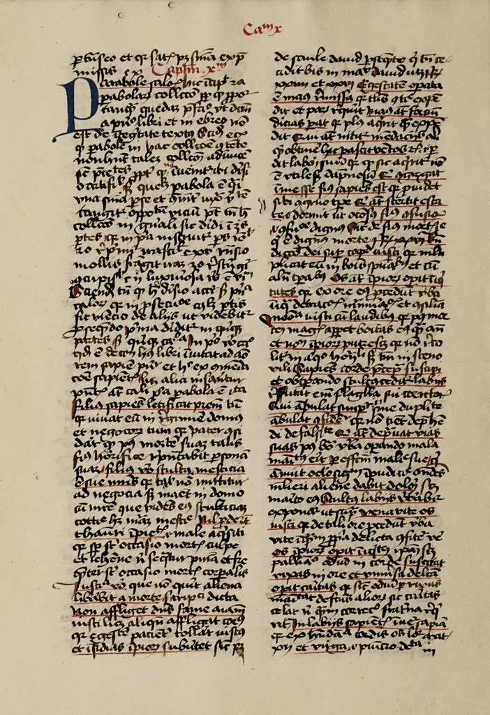 An illustration from [Postilla super totam bibliam : Parabolas, Ecclesiastes, Cantica canticorum. Prophetae minores], leaf 26
