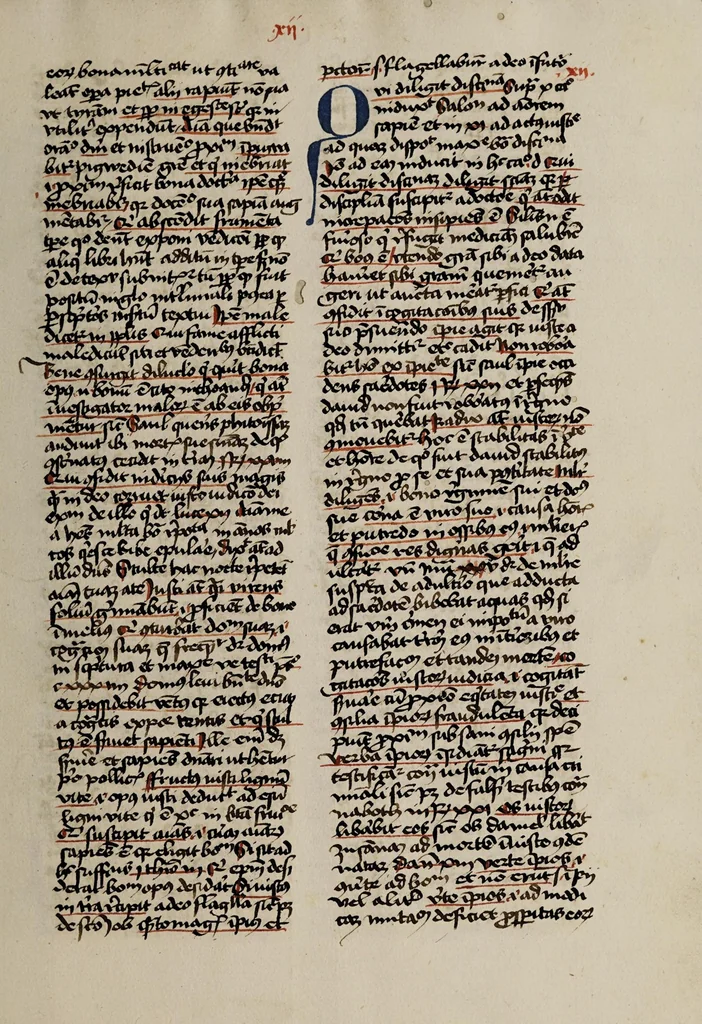 An illustration from [Postilla super totam bibliam : Parabolas, Ecclesiastes, Cantica canticorum. Prophetae minores], leaf 29