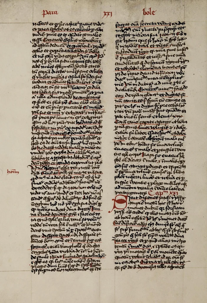 An illustration from [Postilla super totam bibliam : Parabolas, Ecclesiastes, Cantica canticorum. Prophetae minores], leaf 44