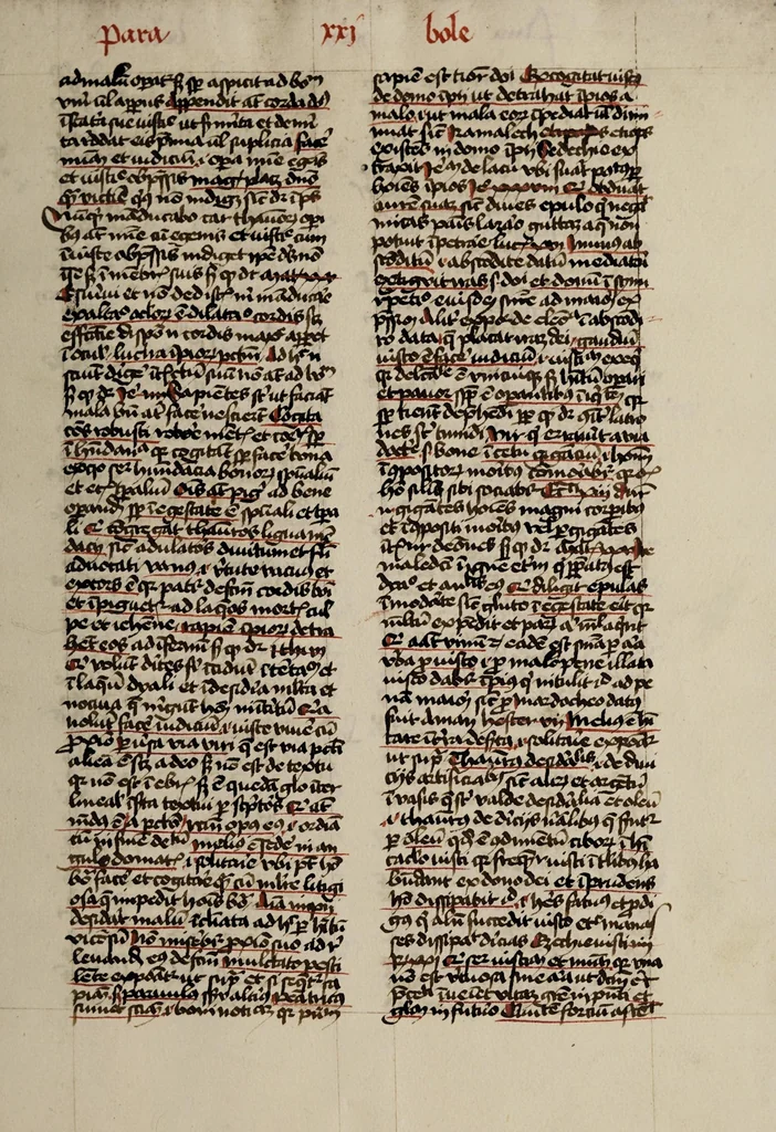 An illustration from [Postilla super totam bibliam : Parabolas, Ecclesiastes, Cantica canticorum. Prophetae minores], leaf 45