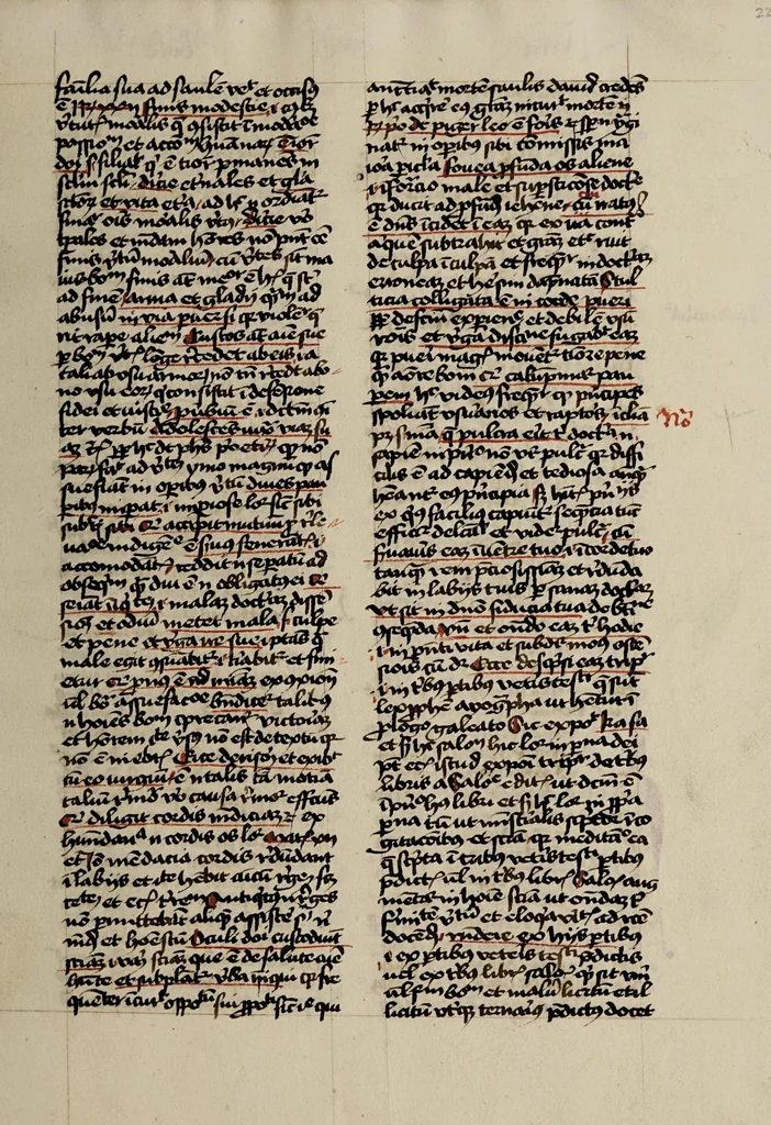 An illustration from [Postilla super totam bibliam : Parabolas, Ecclesiastes, Cantica canticorum. Prophetae minores], leaf 47