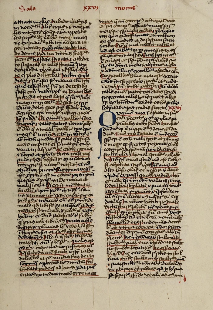 An illustration from [Postilla super totam bibliam : Parabolas, Ecclesiastes, Cantica canticorum. Prophetae minores], leaf 53